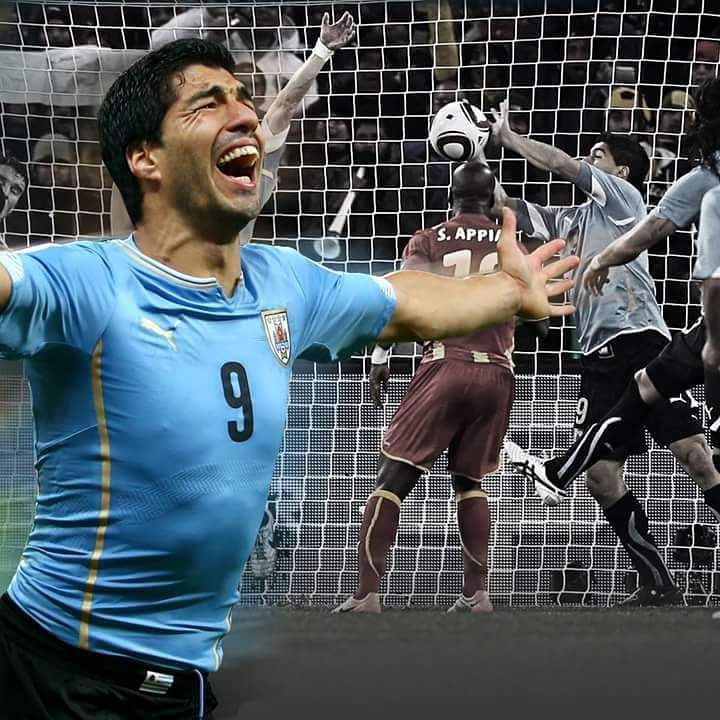 Suarez insists he was right to block Adiyiah’s header with hands at 2010 World Cup