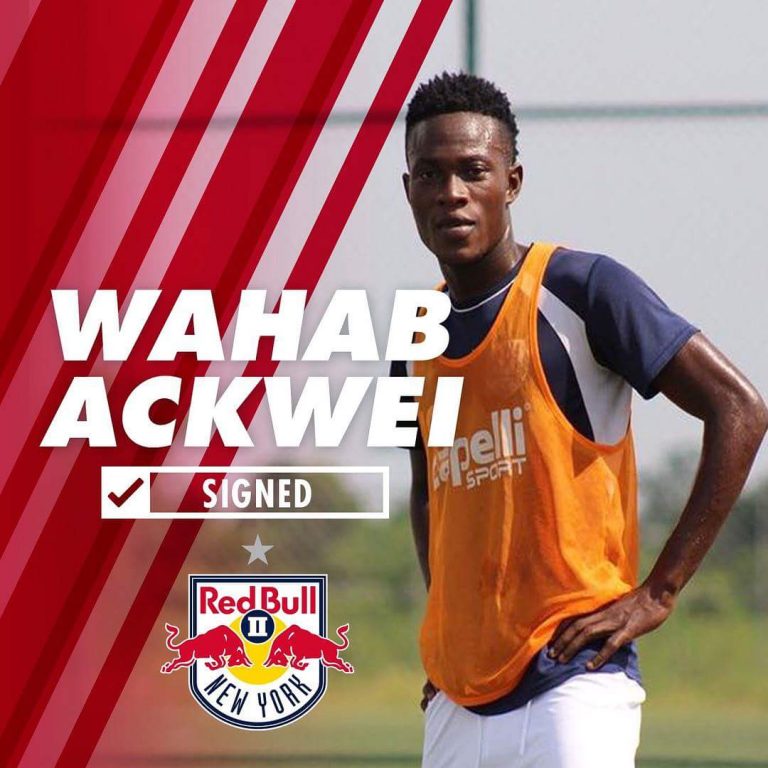 Wahab Ackwei joins MLS side New York Red Bulls until 2021