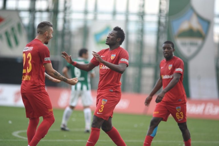 Asamoah Gyan scores for Keyserispor despite elimination