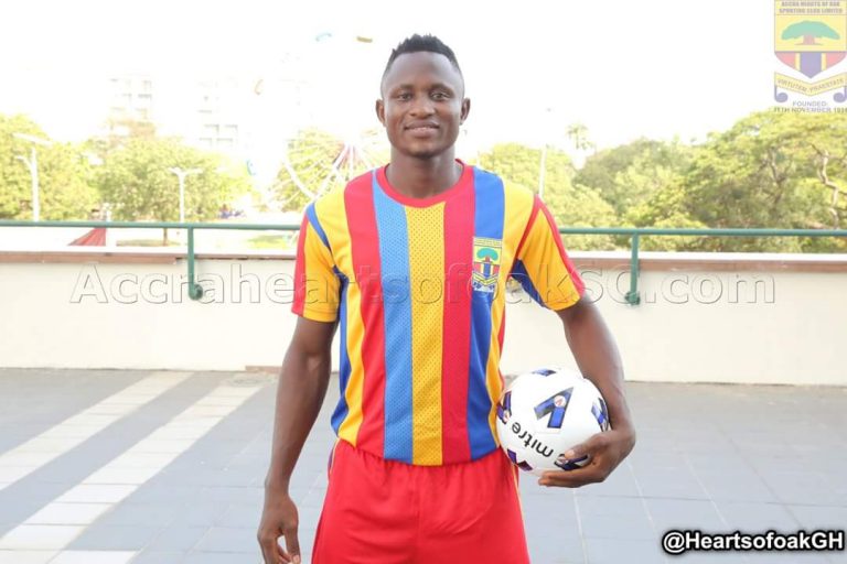 Joseph Esso wins Hearts of Oak Player of the Month