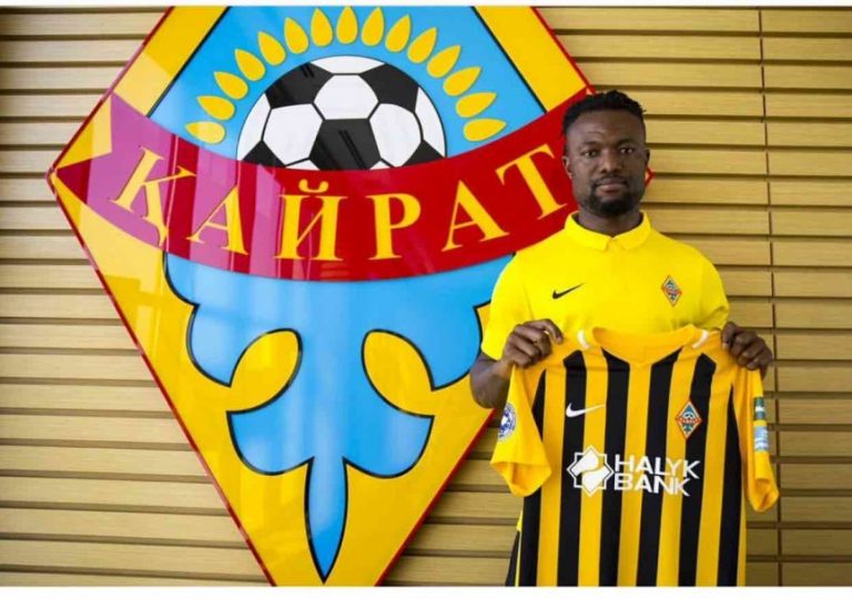 Gideon Baah lands new contract in Kazakhstan with FC Kairat