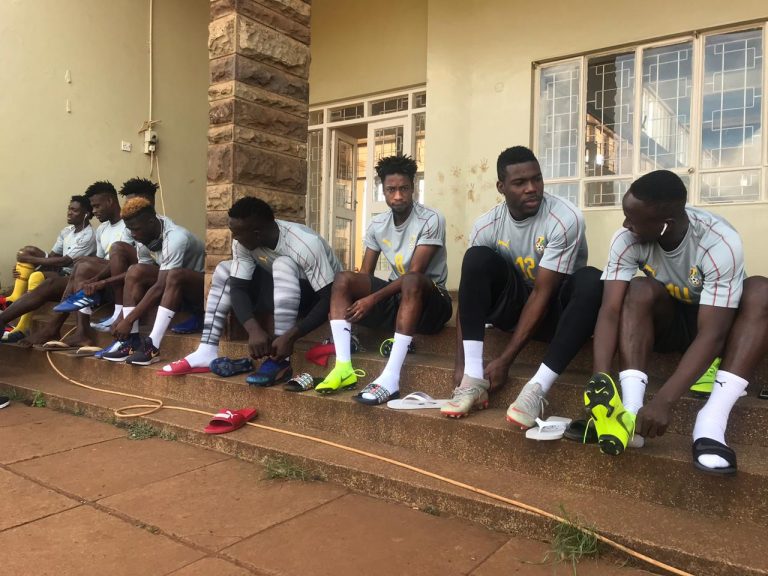 PICTURES: Black Stars train in Kenya as Kwesi Appiah & Ayews engage in friendly chat