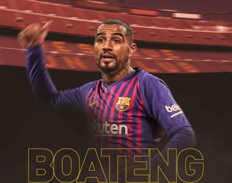 Kevin-Prince Boateng joins Barcelona in a shock move