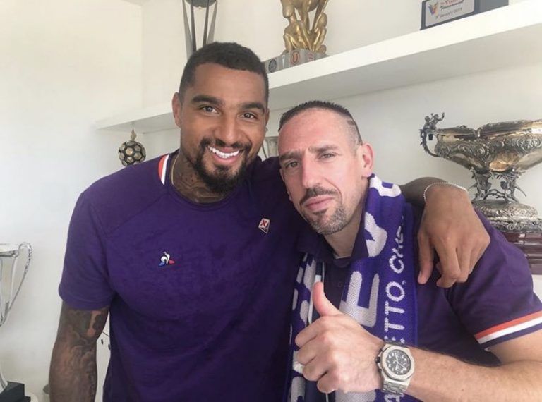 KP Boateng welcomes ‘new boy’ Ribery to Fiorentina