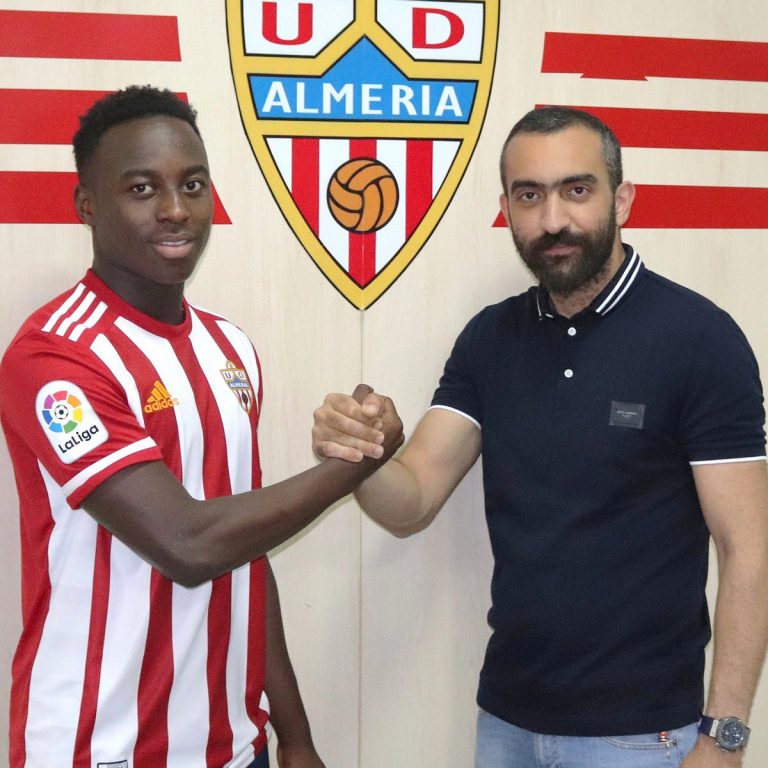 Breaking: Arvin Appiah snubs Manchester United, signs for UD Almeria