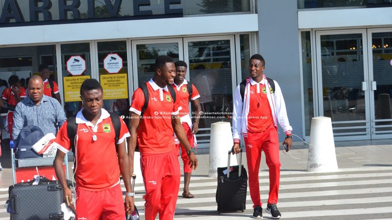 Asante Kotoko arrive in Cote d’Ivoire for San Pedro showdown in Confederation Cup