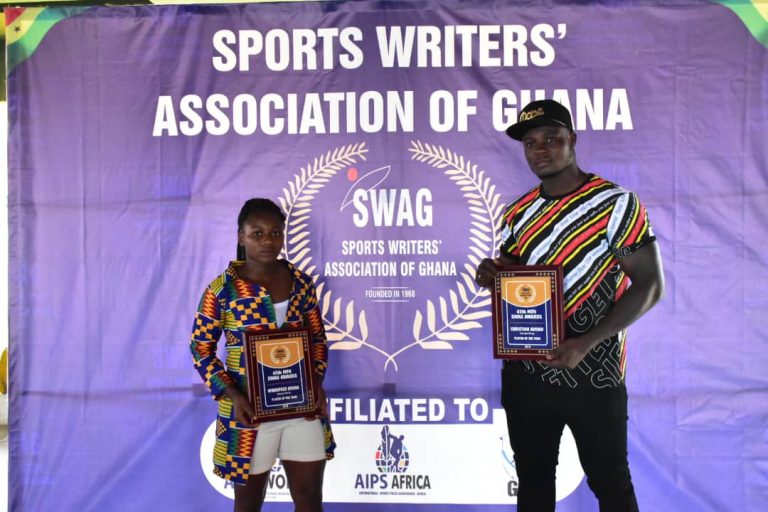 Christian Amoah, Winnifred Ntumi wins 2019 SWAG Weightlifters of the Year Award