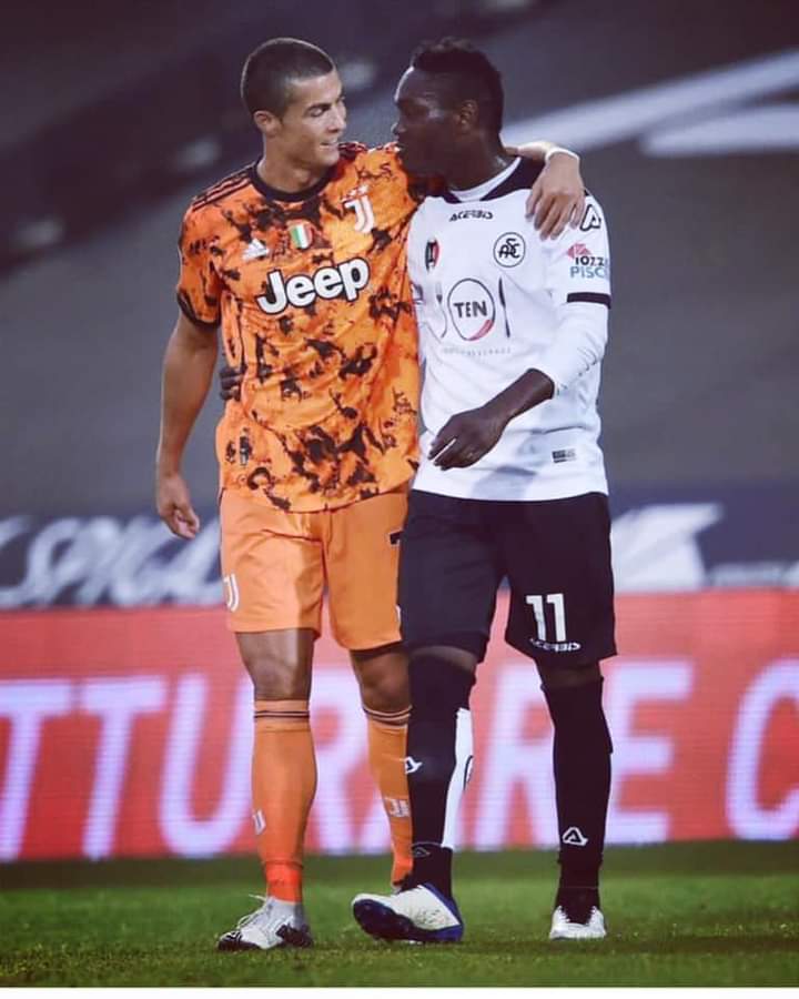 Exclusive: Emanuel Gyasi reveals advise Ronaldo gave him after Spezia Calcio’s defeat to Juventus in Serie A