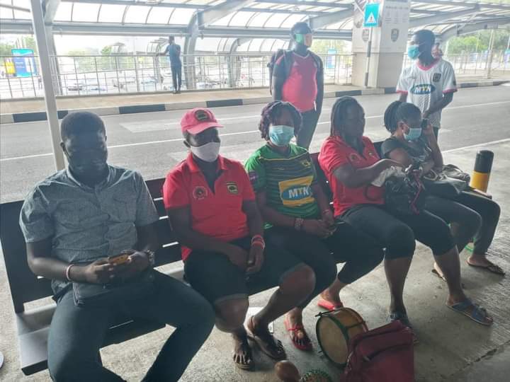 Asante Kotoko supporters stranded at KIA as poster boy Fabio Gama misses flight to Ghana