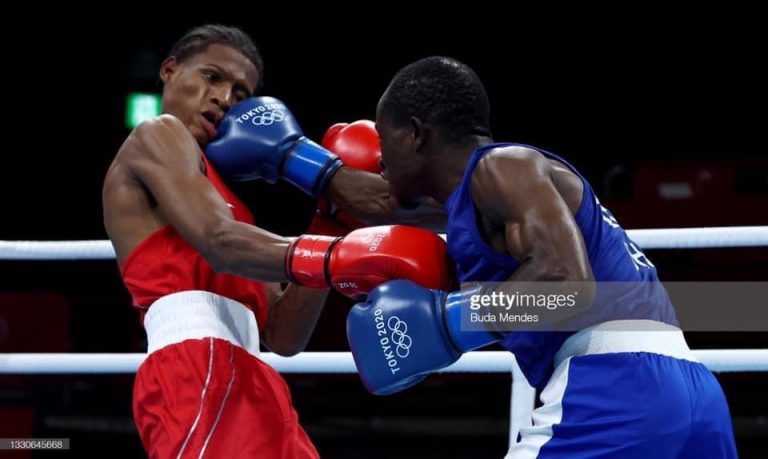 Boxer Tetteh severely punishes Rodrigo at 2020 Olympic Games