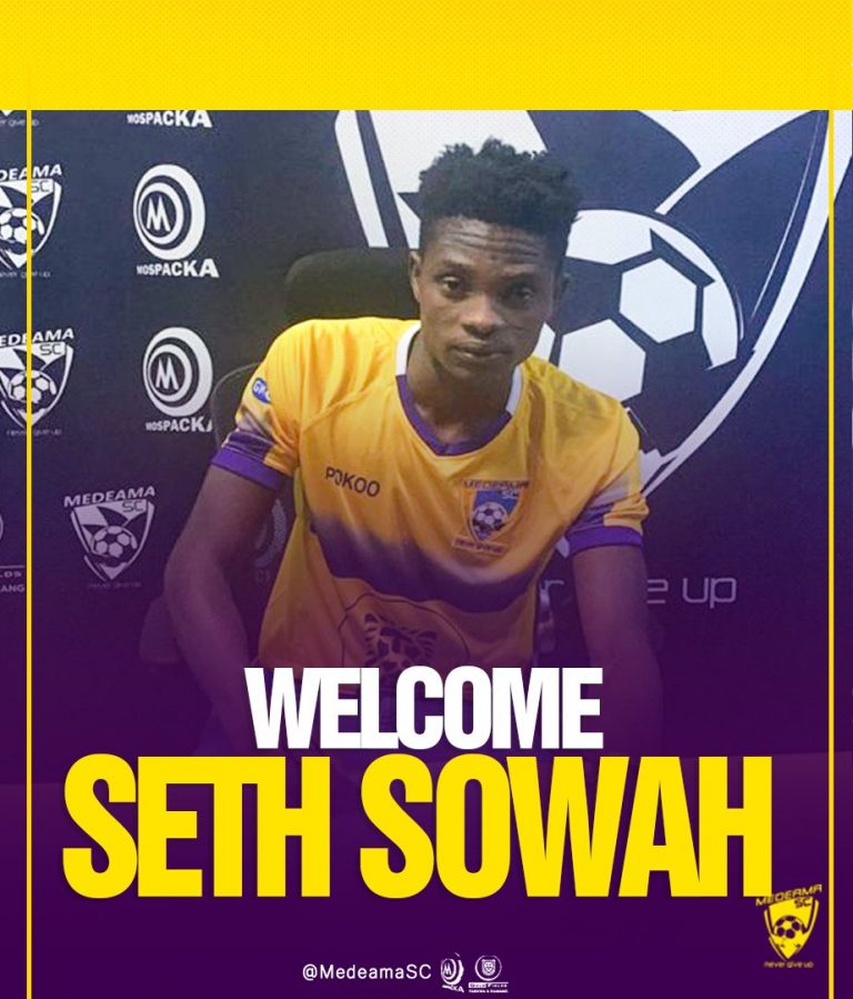 Medeama sign Seth Sowah from Bechem United