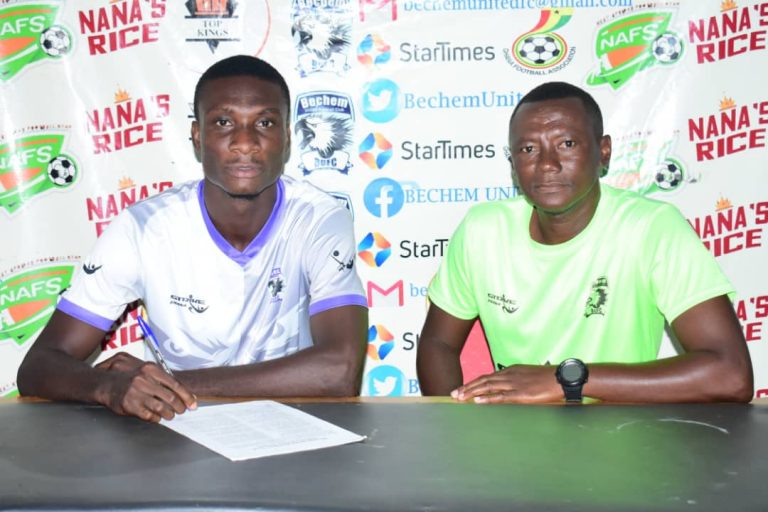 Exclusive: Highly rated Osei Kuffour joins Bechem United until 2024