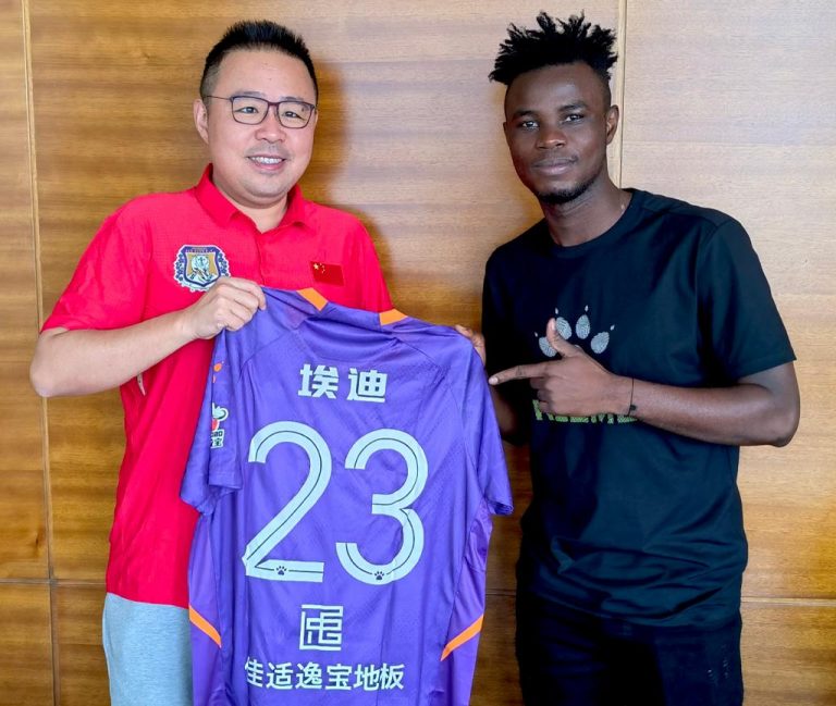 Evans Etti joins Chinese club Heilongjiang Ice City FC