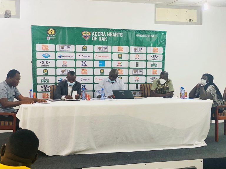 BREAKING NEWS: Hearts of Oak vs Kamsar to be played behind closed doors