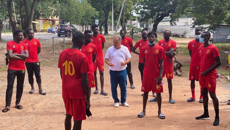 Amos Frimpong starts as CI Kamsar name squad to face Hearts of Oak