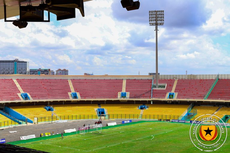 Pictures: Accra Sports Stadium ready to host Hearts of Oak and Kamsar in Caf Champions League