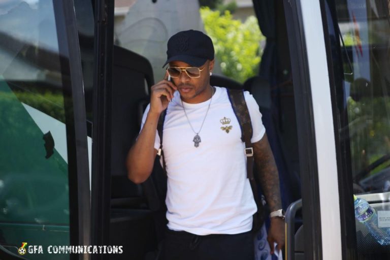 PICTURES: Andre Ayew, Kamaldeen & others arrive at Black Stars camp