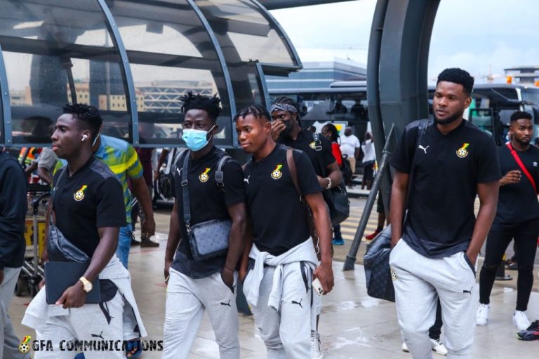 Black Stars arrive in Zimbabwe for World Cup qualifiers with chartered flight