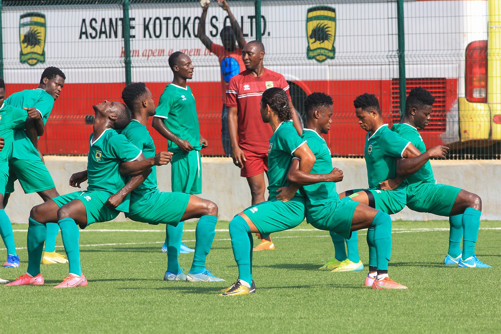 Video: Rich Lamptey returns to training as 26-man Kotoko prepare for Kumasi derby