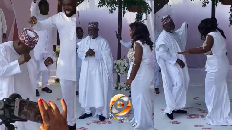 Video: Former World champion Azumah Nelson shows dancing skills at daughter’s wedding