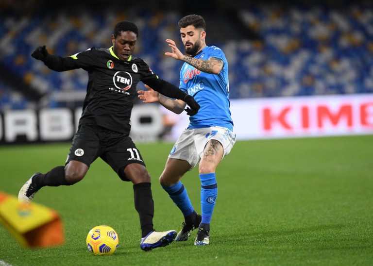 Spezia shock Napoli: Emmanuel Gyasi replies Milovan Rajevac’s Afcon snub with stupendous performance