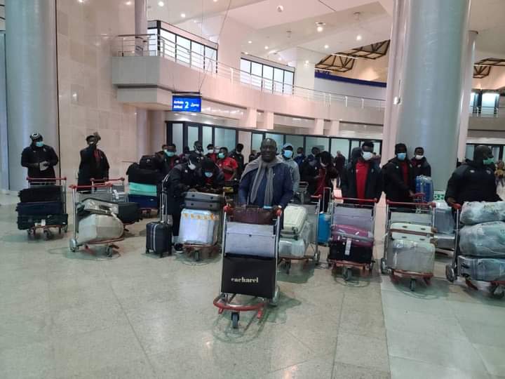 Pictures: Hearts of Oak arrive in Algeria; set for last TWO flights to match venue