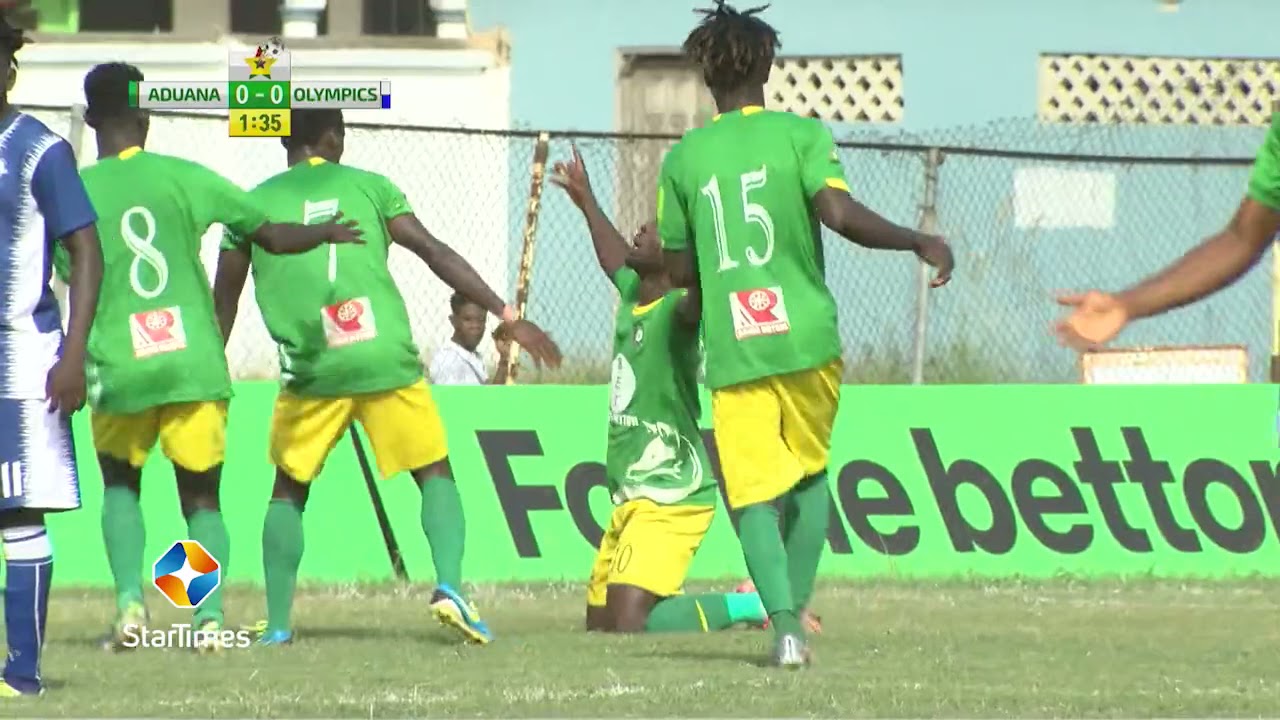 Aduana Stars 1-0 Great Olympics: Bright Agyei’s goal sends Ogya Boys top of the log ahead of Kotoko