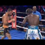 Watch how Ghanaian boxer Emmanuel Commey who mercilessly beat Asante Kotoko supporter was nearly killed during a bout in United States