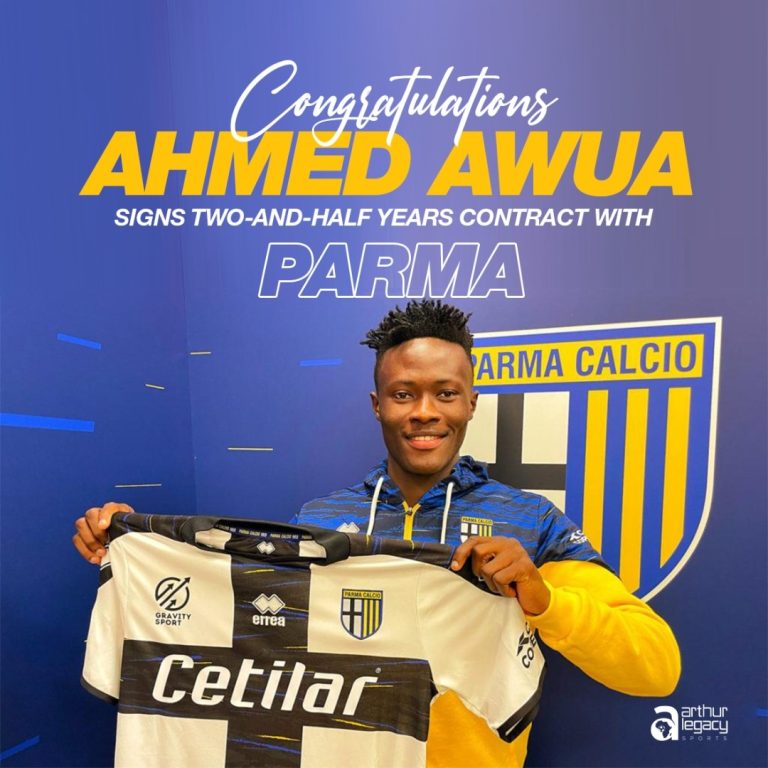 Ahmed Awua signs two-and-half-a-year professional contract with Parma Calcio