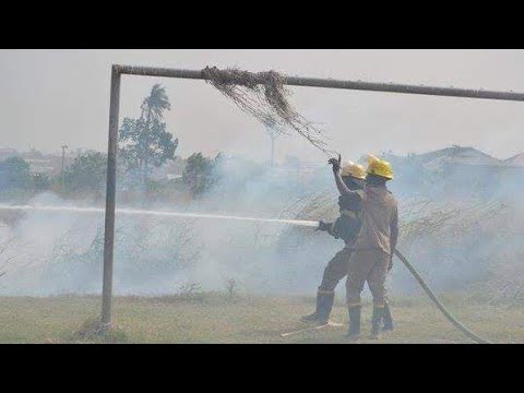 Fire destroys Asante Kotoko’s training pitch at Adako Jachie