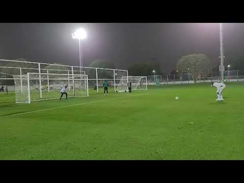 Ghana FA president Kurt Okraku scores awesome penalty against Richard Olele’ Kingson at Black Stars camp