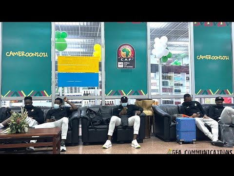 Watch Black Stars arrival & COVID-19 test procedure in Cameroon; Ghana FA prez Okraku assures Ghanaians of good performance