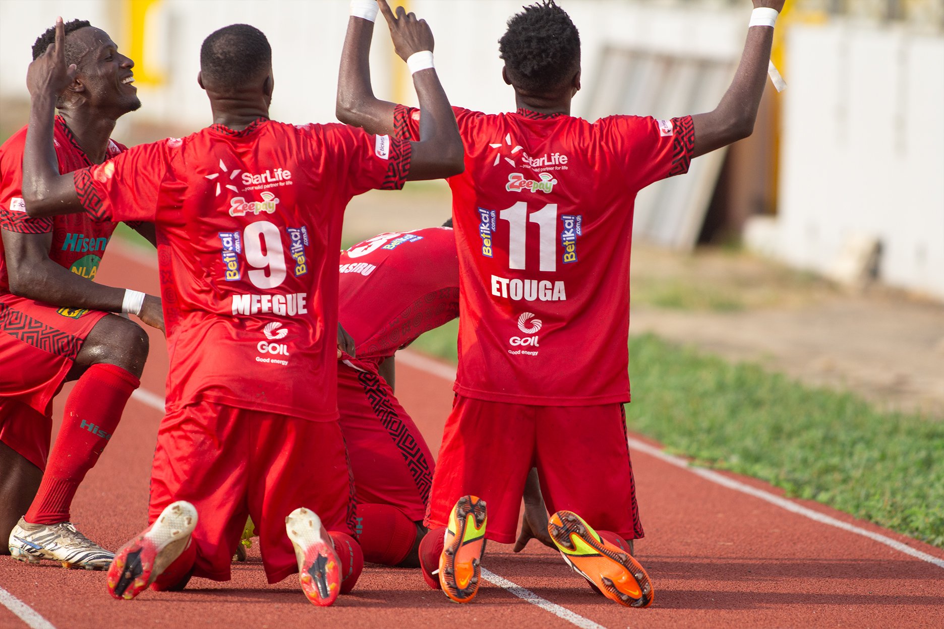 Blay & Lamptey benched as Kotoko coach names starting XI vs Bechem