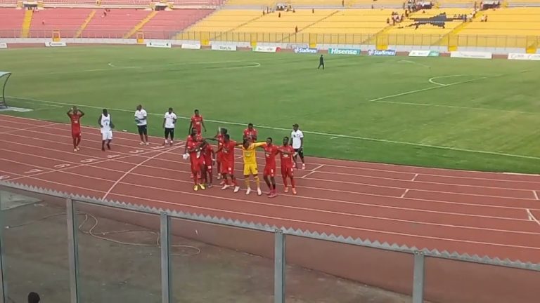 Kotoko players join supporters in serious JAMA after win over Accra Lions