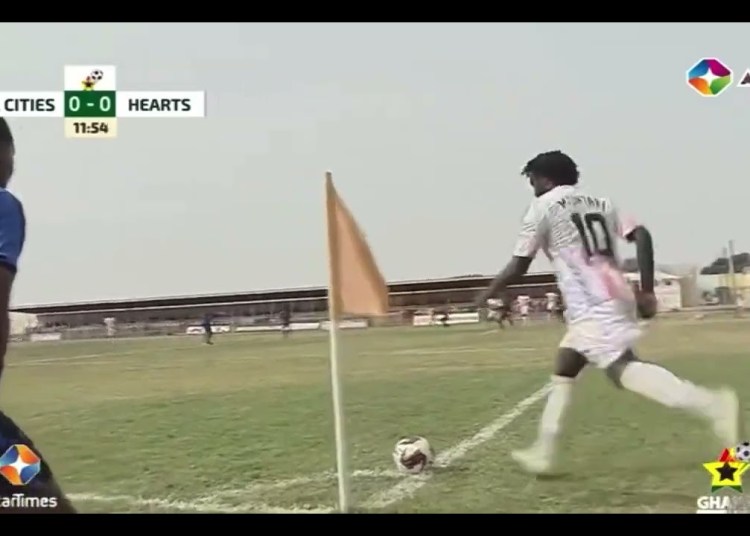 Legon Cities 1-1 Hearts: Muntari’s assist not enough to help Phobians secure victory