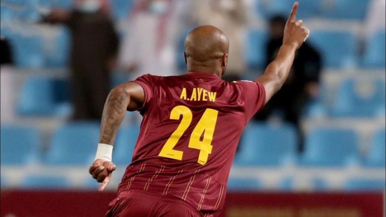 Watch how Andre Ayew scored a wonderful header after only ten seconds on the field for Al Sadd