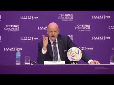 Fifa president Infantino explains why Russia have been banned but Israel, Palestine & others are free