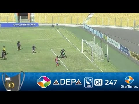 Highlights: Hearts of Oak thump Accra Lions 3-0 in Accra derby; check Barnieh’s brace & Muntari’s assist