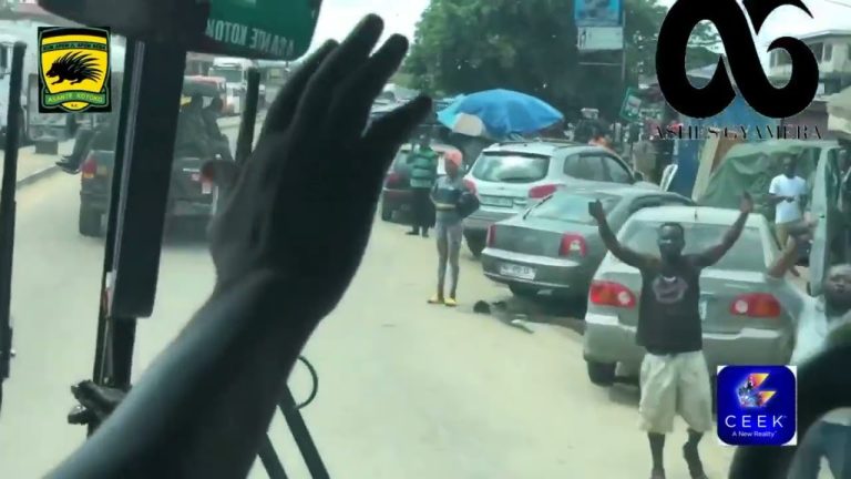 VIDEO: How Asante Kotoko coaches and players arrived in Tamale with Military escort for RTU game