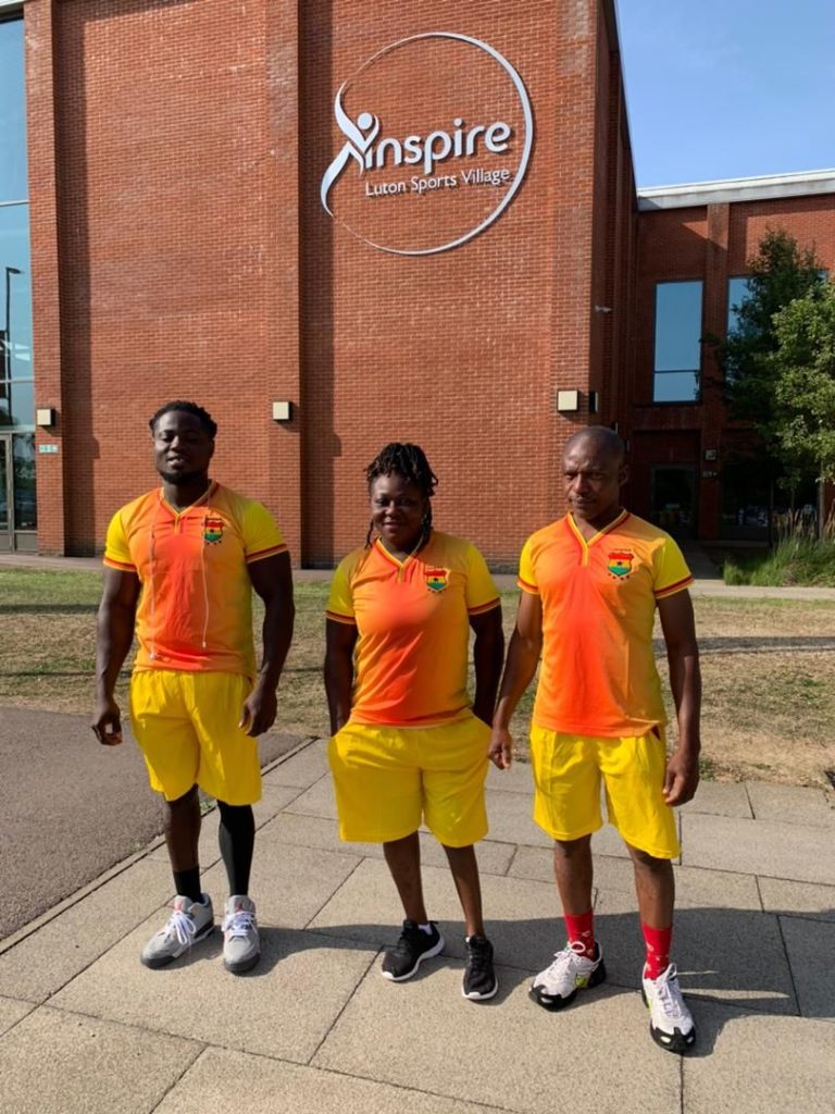 Ghana’s Commonwealth Games Para Powerlifting Team Arrived in Luton on Sunday For Pre Games Training Camp