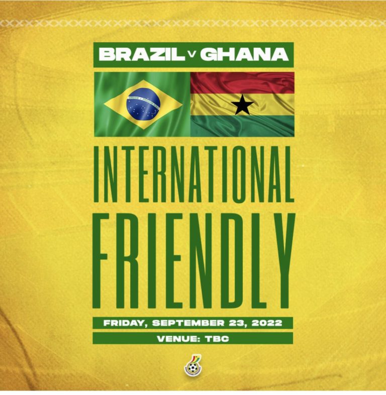 Ghana to face Brazil in friendly ahead of World Cup