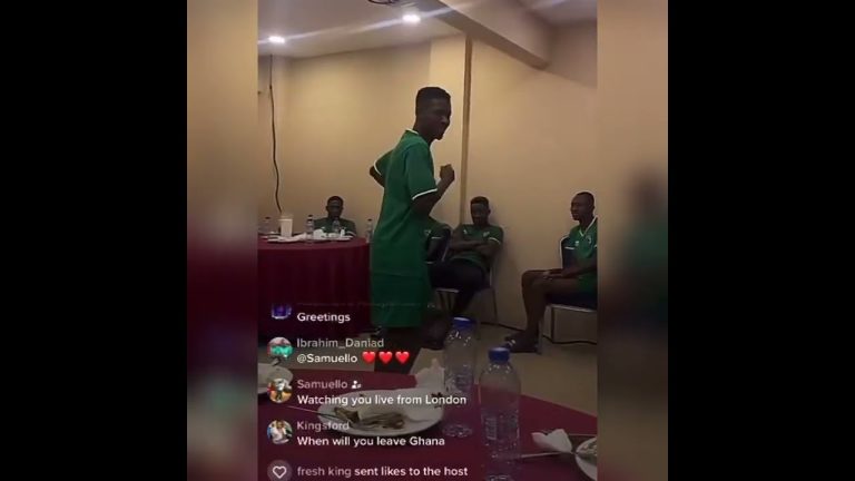 Watch Enoch Morrison’s initiation dance at Asante Kotoko camp ahead of Turkey tour