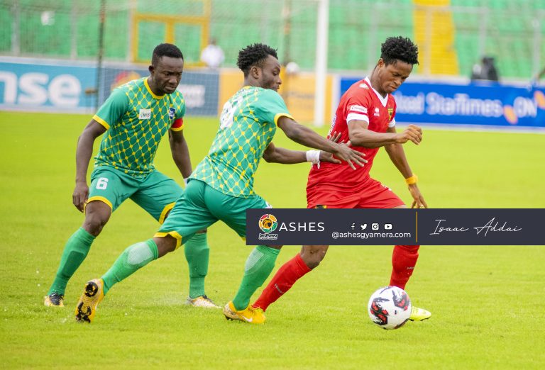 Asante Kotoko 2-1 Nsoatreman: Porcupines pick first win as they leapfrog Hearts on log [Pictures + Videos]