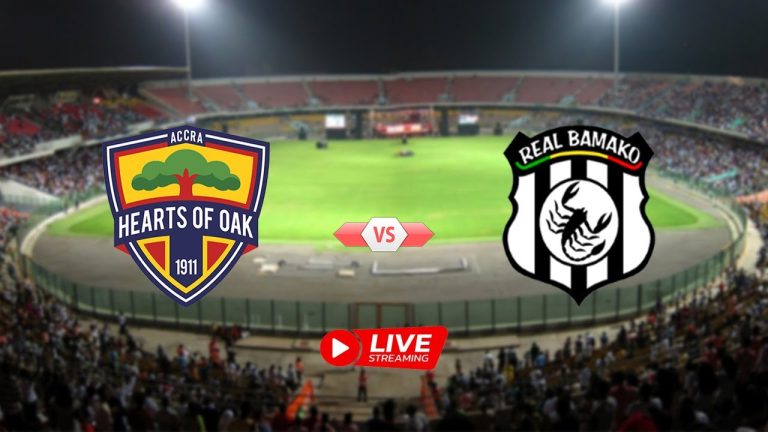 Live: Watch Hearts of Oak vs AS Real Bamako