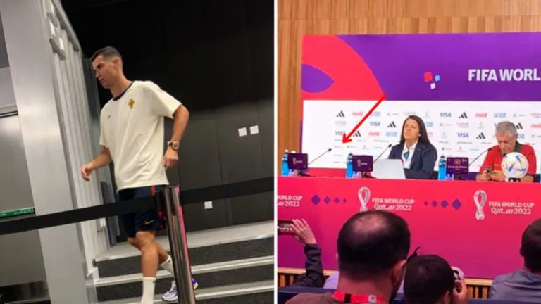 Ronaldo storms out of press conference to avoid questions on ‘FAKE’ penalty against Ghana