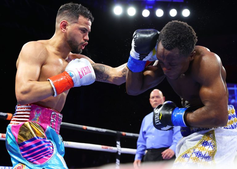 Ramirez ‘whips’ Ghana’s Isaac Dogboe to win Featherweight title