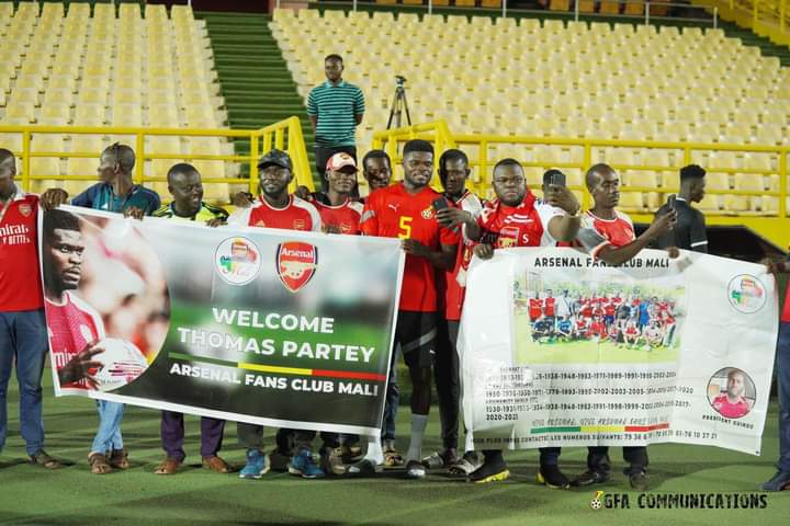 Arsenal fans in Mali visit Thomas Partey ahead of World Cup qualifier