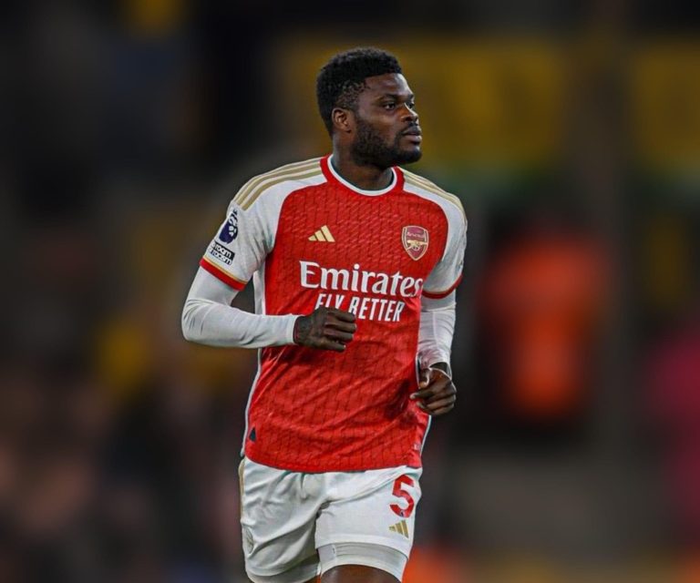 Partey features as Arsenal defeat PSG in Champions League