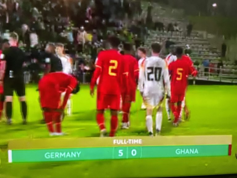 Video: Germany U20 thrash Ghana 5-0 in international friendly