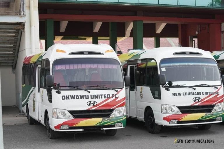 Ghana FA presents nine buses to Division One League clubs